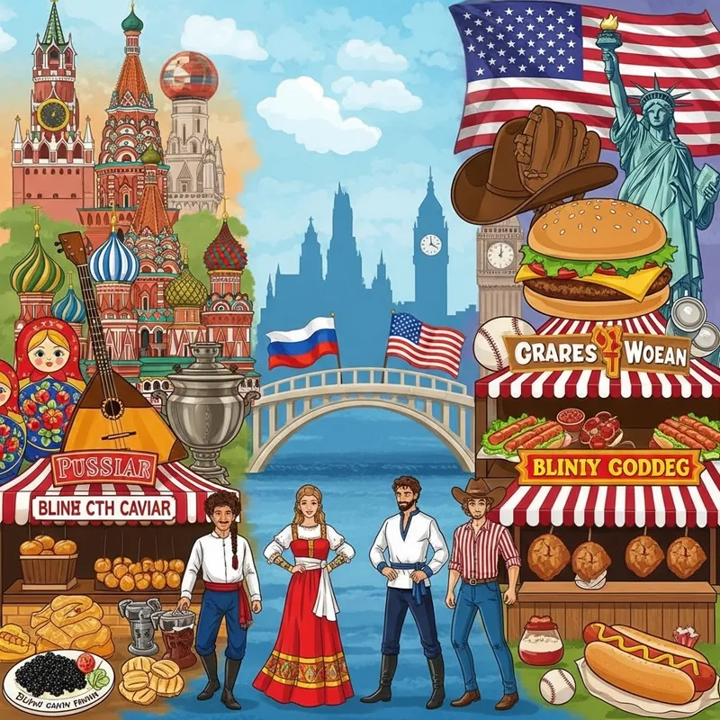 Russian-American Cultural Fusion: Unity & Friendship in America