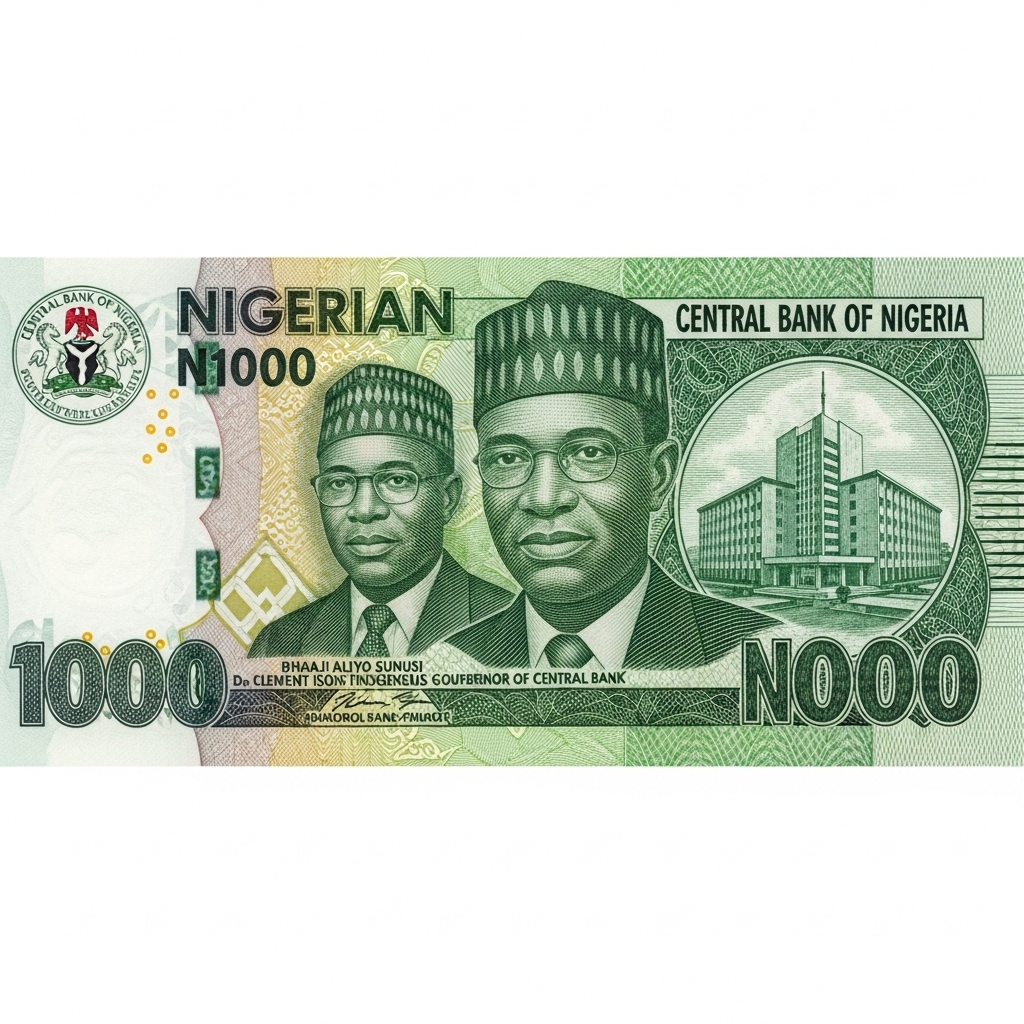 1000 Naira Bill - Nigerian Currency Note Design | AI Art Generator |  Easy-Peasy.AI