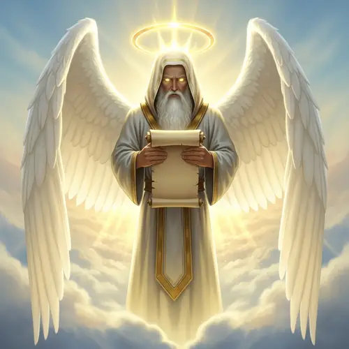 Celestial Angel Gibrael: A Divine Being of Infinite Wisdom