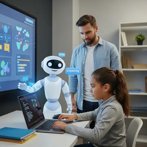 Chatbot Teaching Coding to Young Girl | Programming Education