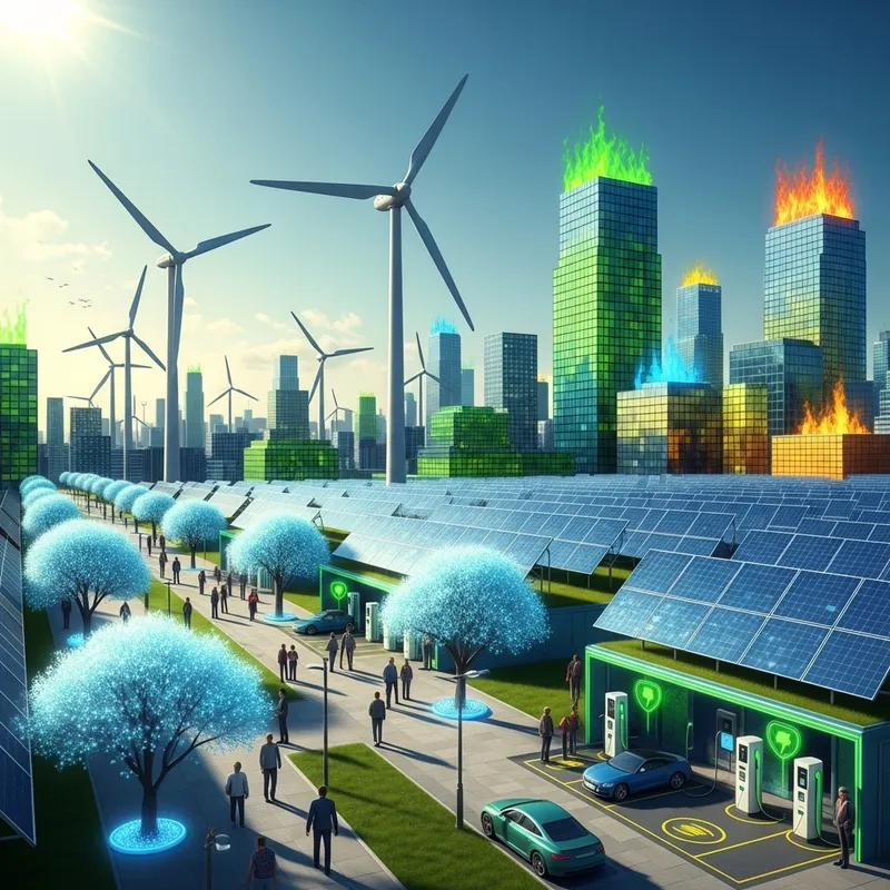 Futuristic Clean Energy: A Sustainable Vision