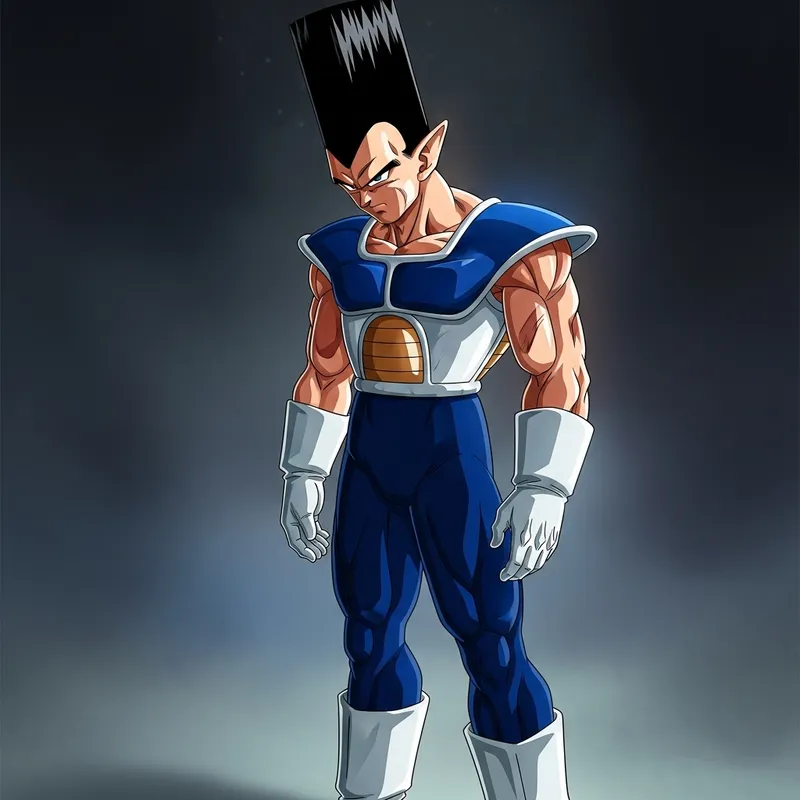 Vegeta Sayain in Blue Armor | Sad Appearance Vegeta Sayain in Blue Armor | Sad Appearance