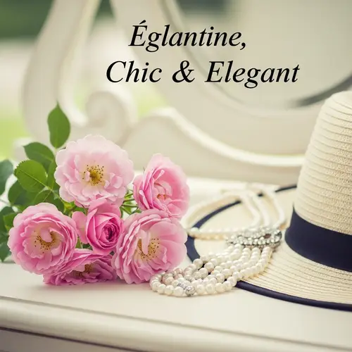 Eglantine: Chic & Elegant | Delicate Rose Fashion Scene