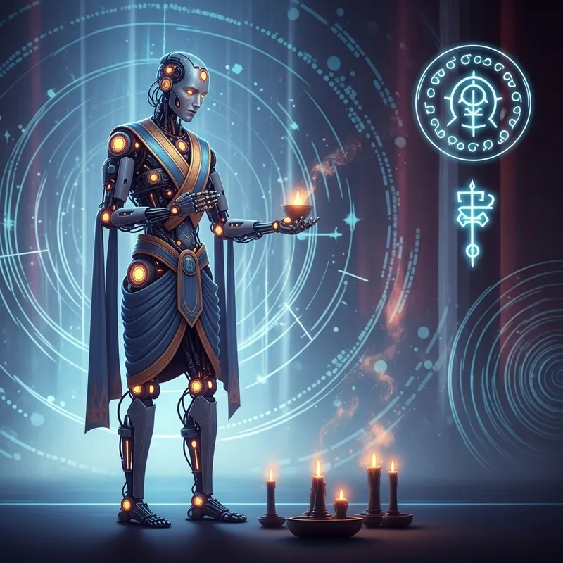 Robot in Ritualistic Ceremony