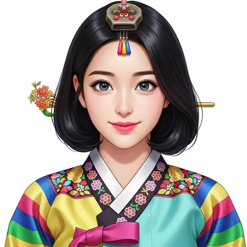 Realistic Portrait of a Beautiful Korean Woman