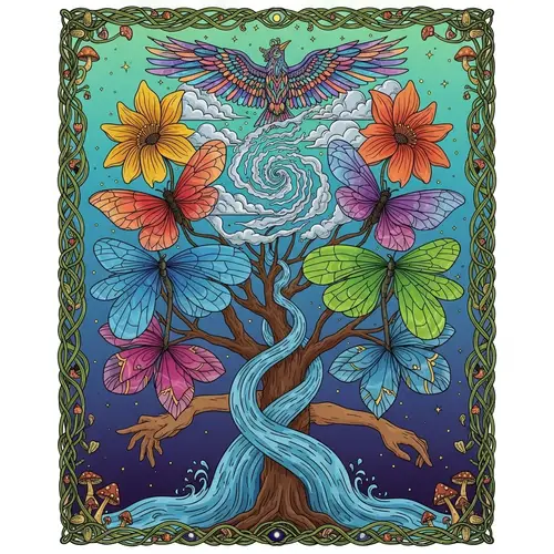 Chujowa Żurkowa Flaga: A Vibrant Nature-Inspired Design