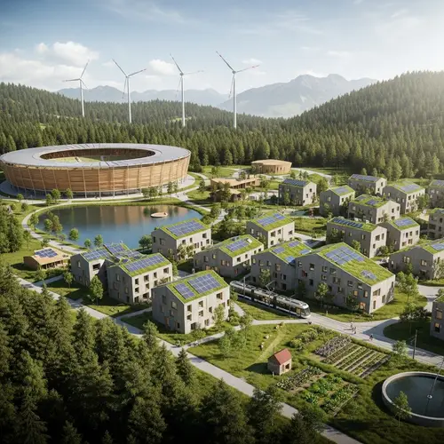Ecological Olympic Village: Sustainable Design Model