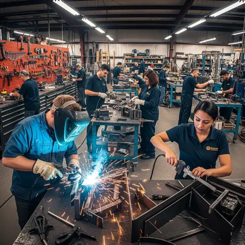 Custom Steel Workshop: Craftsmanship in Action