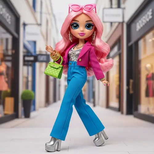Fashion Doll with Trendy Outfit and Stylish Accessories