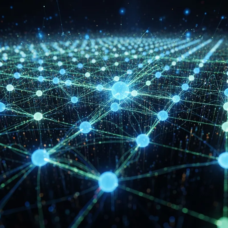 Blue & Green Nodes Network | Data Analysis Blue & Green Nodes Network | Data Analysis