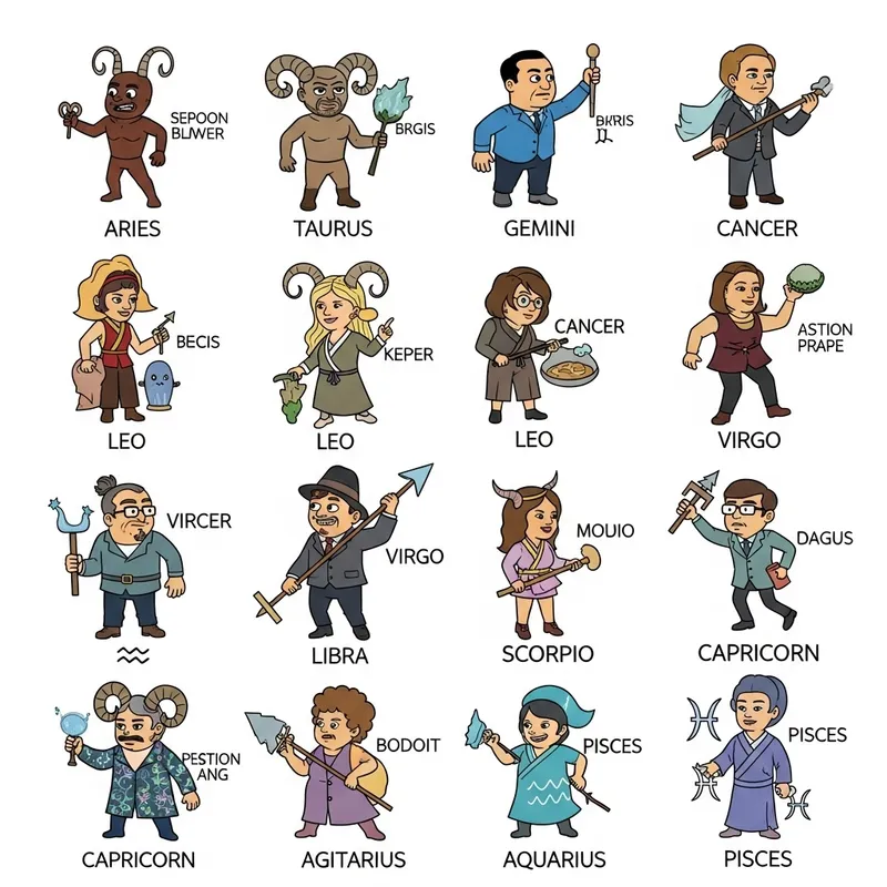 Zodiac Signs Memes: Aries, Taurus, Gemini, Cancer, Leo, Virgo, Libra, Scorpio, Sagittarius, Capricorn, Aquarius, Pisces