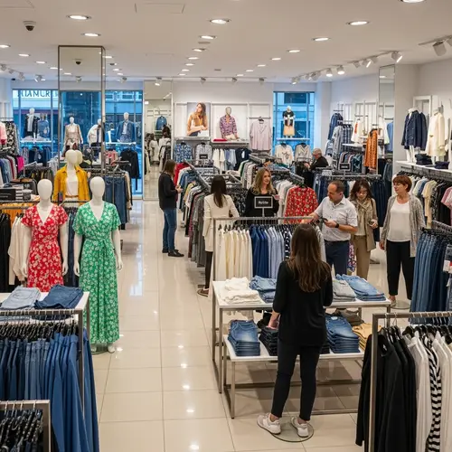 Urban Threads: Contemporary Clothing Store in the Heart of the City