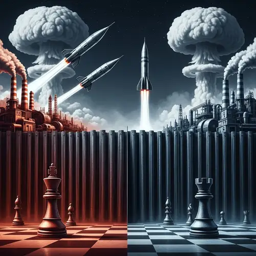 Cold War Metaphors: Iron Curtain, Chess Game, Mushroom Clouds & Space Race