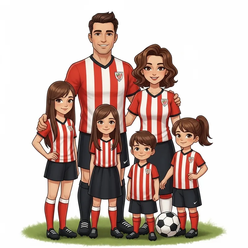 Charming Family Animated Scene in Disney Pixar Style