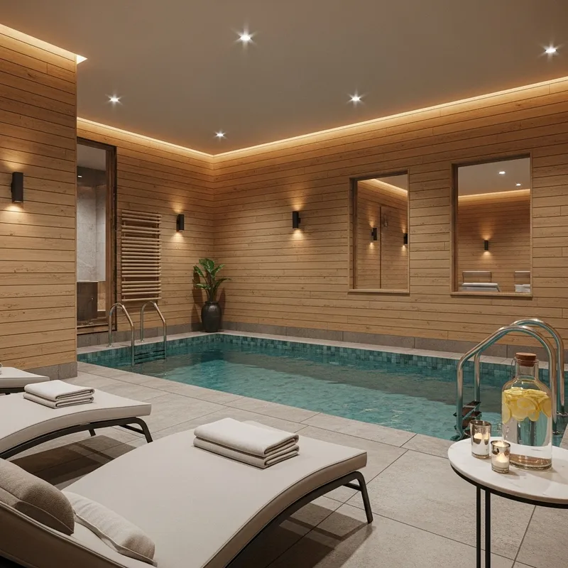 Minimalist Private Spa | Tranquil Minimalist Retreat