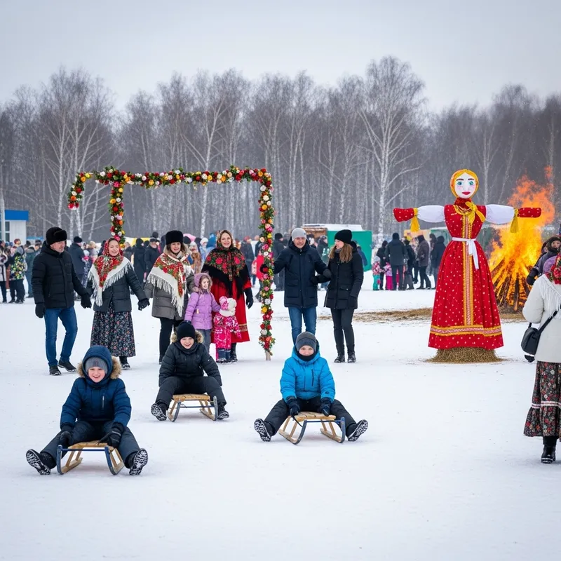 Russian Maslenitsa Festival - A Joyful Winter Celebration Russian Maslenitsa Festival - A Joyful Winter Celebration