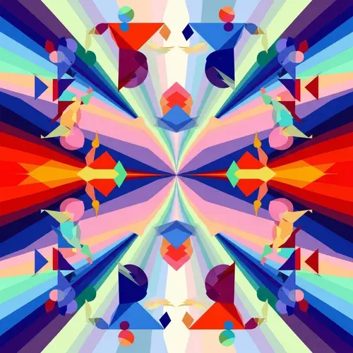 Vibrant Abstract Dance Artistry