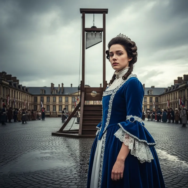 Marie Antoinette Inspired French Fashion Art