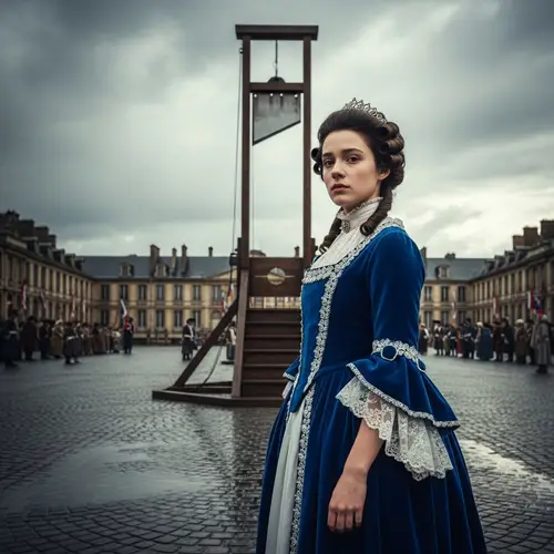 Marie Antoinette Inspired French Fashion Art