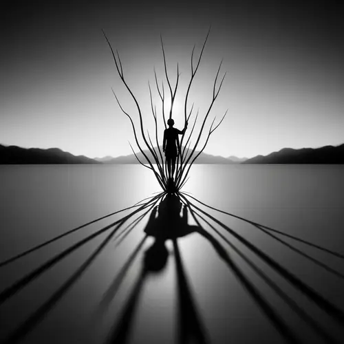 Surrealistic Descent into the Abyss of Death Artwork