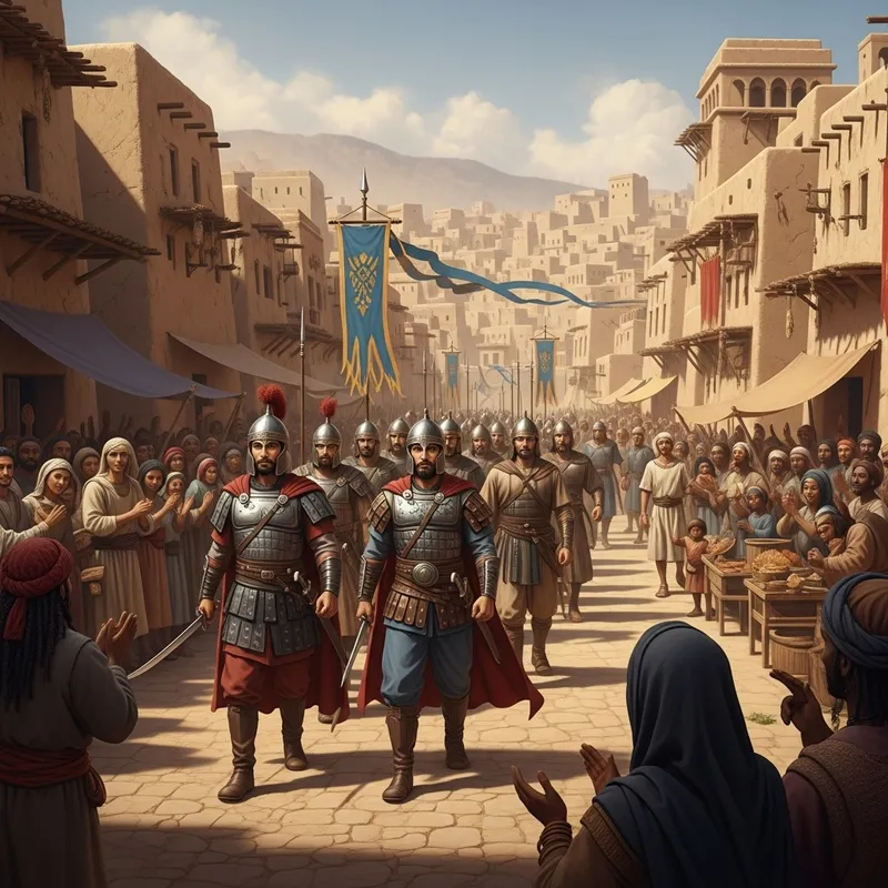 Ancient City Welcoming Multicultural Army | Historical Sight Ancient City Welcoming Multicultural Army | Historical Sight
