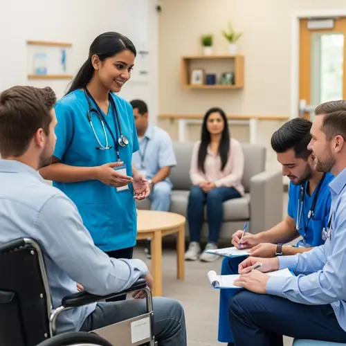 Diverse Social Workers Supporting Patients | Community Center