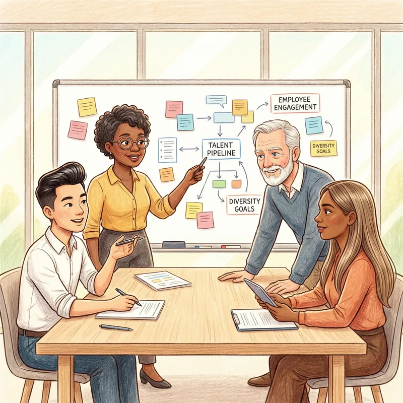 Diverse HR Team | Professional Personnel Meeting Diverse HR Team | Professional Personnel Meeting