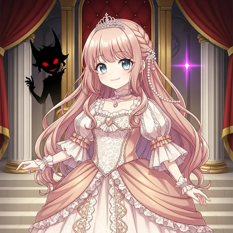 Anime-Inspired Princess with a Hidden Dark Side