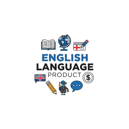 Creative Logo for English Language Learning Product