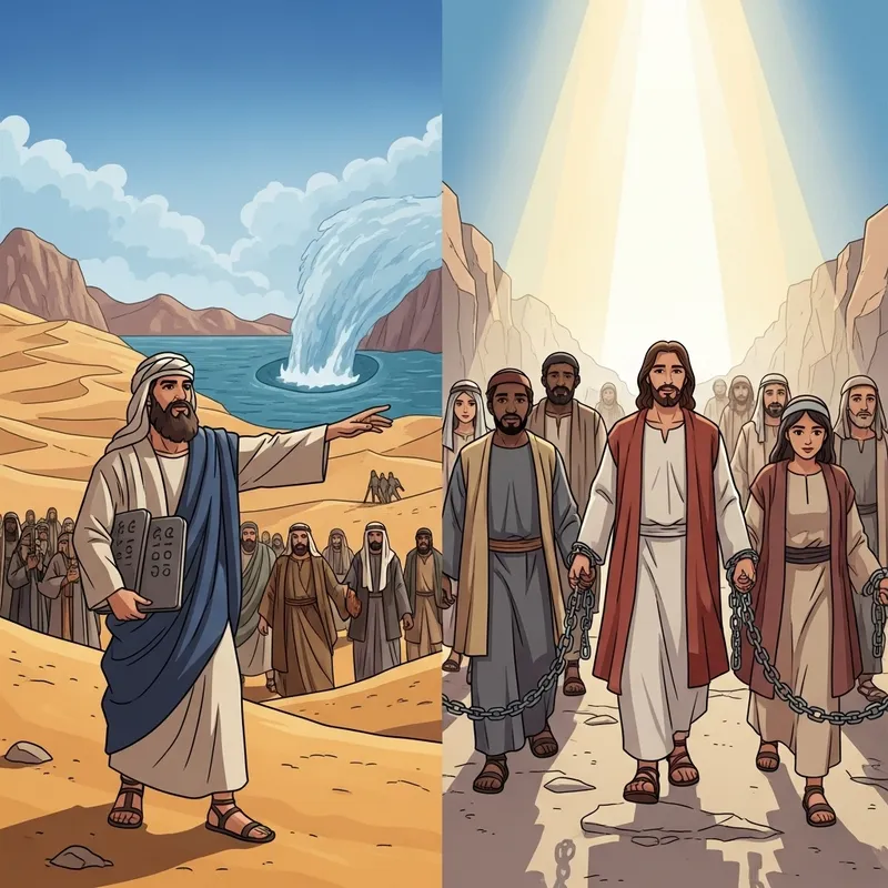 Moses and Jesus: Leading Liberation from Ancient Slavery
