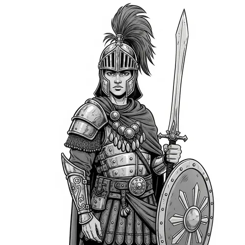 17-Year-Old Filipino Warrior in Traditional Attire | Unique Armor & Weaponry