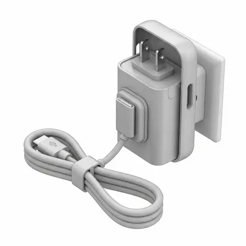 Innovative 3D Printed Mobile Charger Holder Design for Easy Cable Management