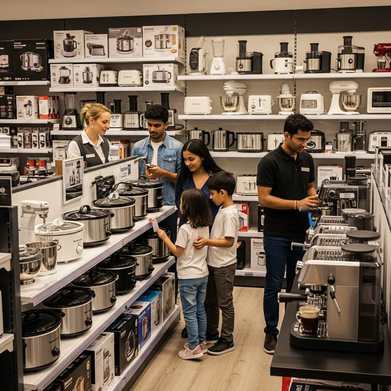 Busy Kitchen Appliance Store | Saturday Shopping Experience