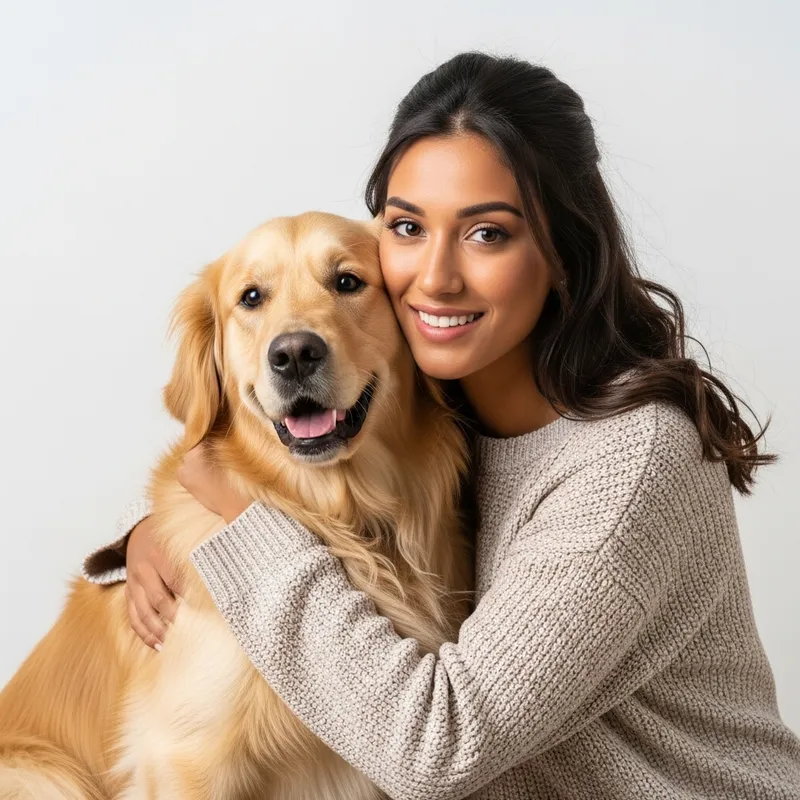 Golden Retriever and Owner: Unbreakable Bond