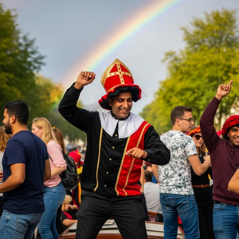 Sinterklaas Celebrating Diversity in Amsterdam Gay Parade Sinterklaas Celebrating Diversity in Amsterdam Gay Parade