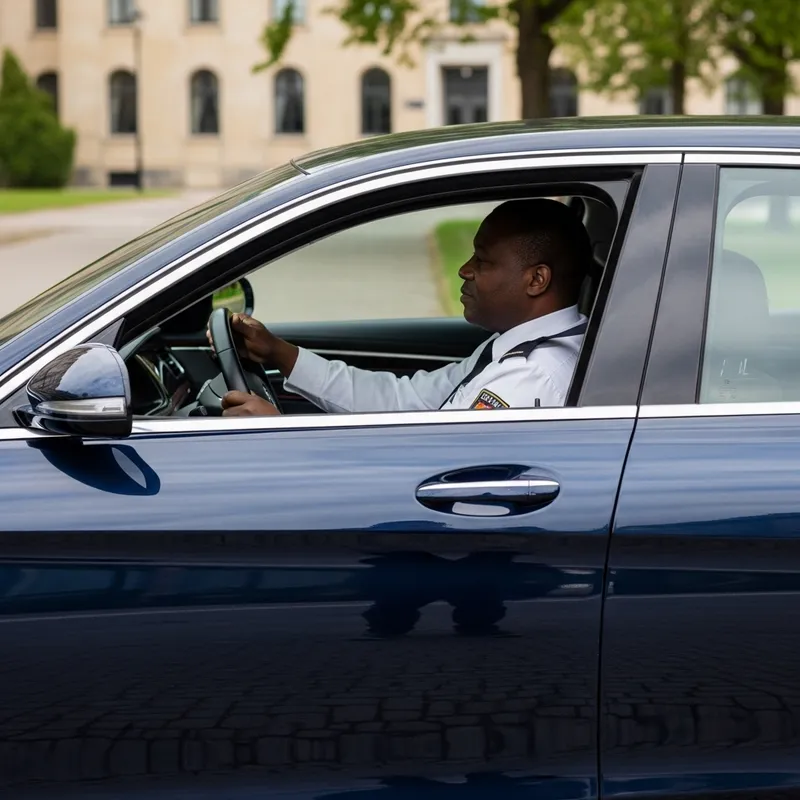 Luxury Saloon Car with Security Officer | Opulence and Privacy Luxury Saloon Car with Security Officer | Opulence and Privacy