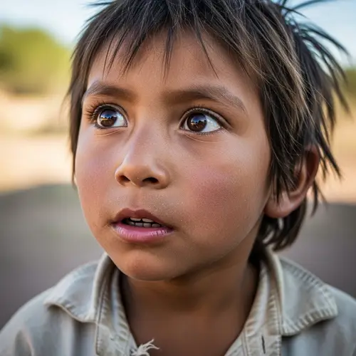 Wichi Community Child Hunger | Northern Argentina Portrait