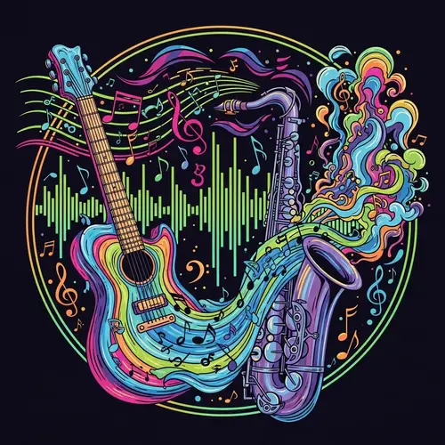 Musical Art T-Shirt Design