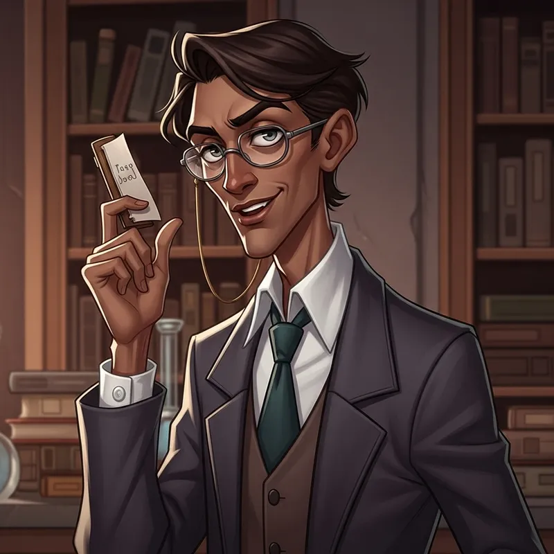 Wise Poison Specialist with Lively Expressions | Scholarly Environment