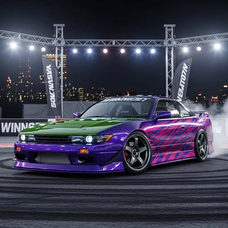 Realistic Nissan Silvia S13 Tuning for Drifting Enthusiasts