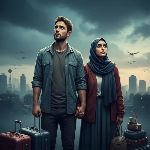 Emigration Journey: Shared Determination of Hopeful Couple