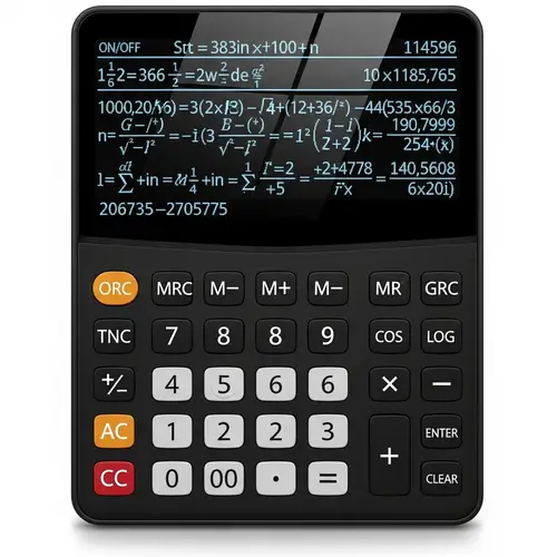 Innovative Digital Calculator with Sleek Design