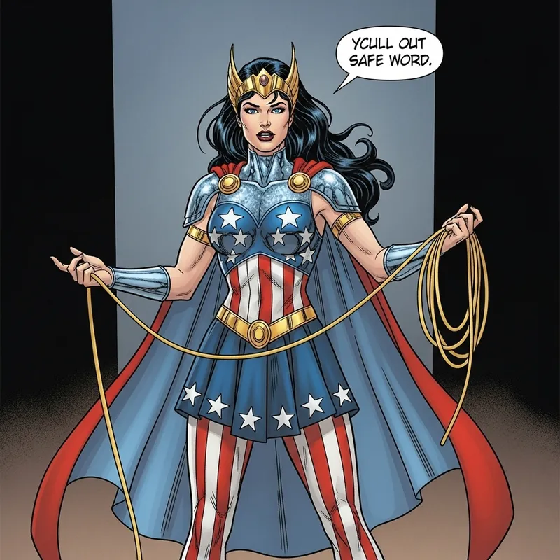 Wonder Woman Commands 'SAFE WORD' Powerfully