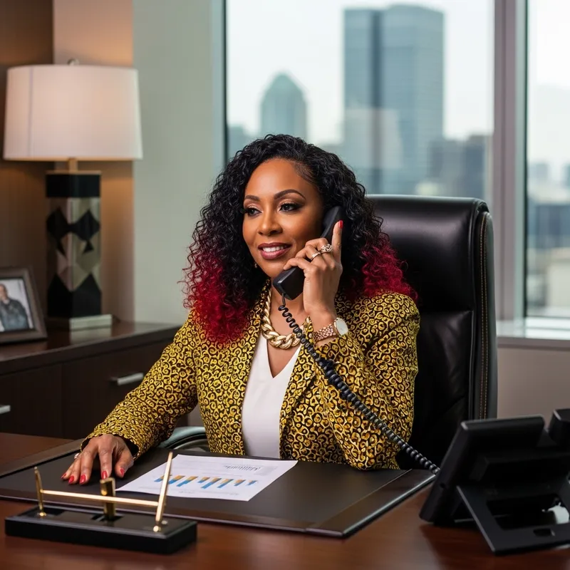 Powerful CEO in Opulent Office, Stylish Dior Suit, Confidence & Poise