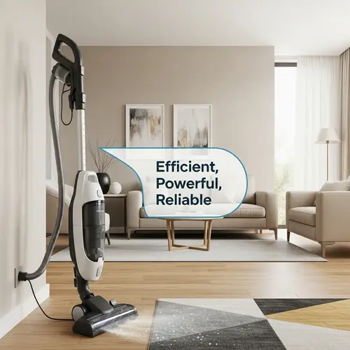 Efficient and Powerful Residential Vacuum Cleaner Poster