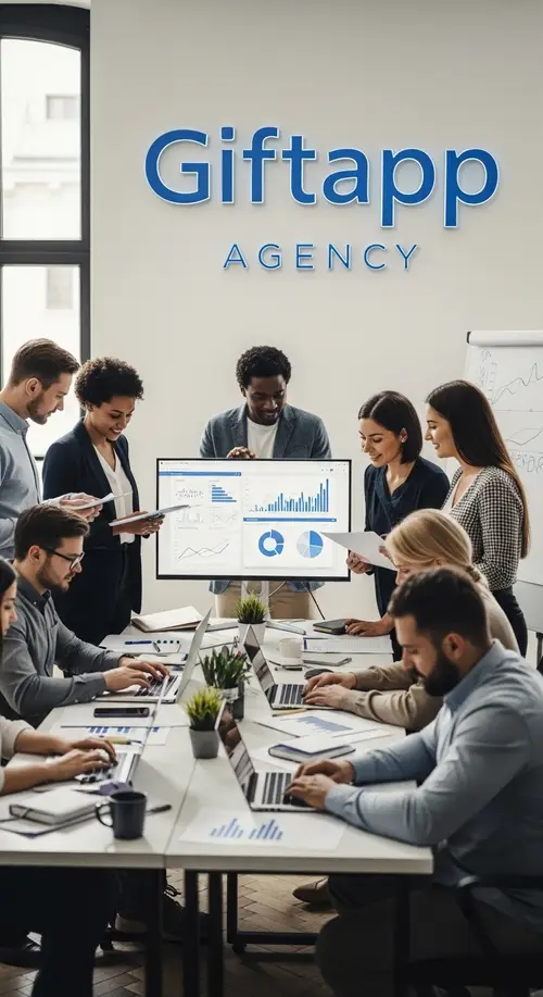 Giftapp Agency | Diverse Marketing Team in Action