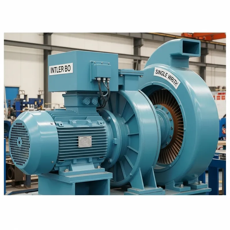 Dual Drive Blower System: Electric Motor & Turbine Image