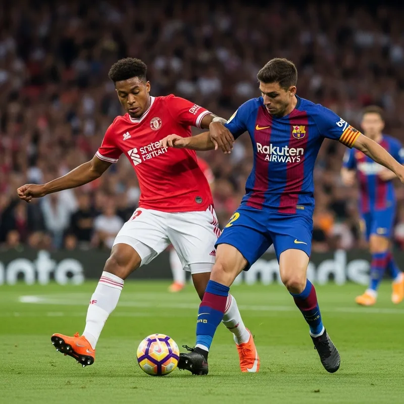 Ronaldo vs. Messi: Intense Football Rivalry Captured