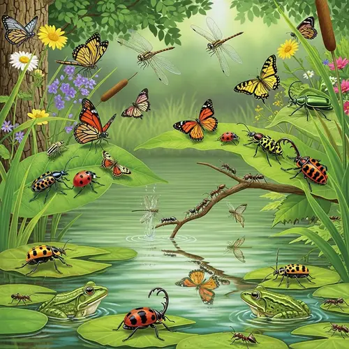 Insect Community Around Pond: Diversity of Species
