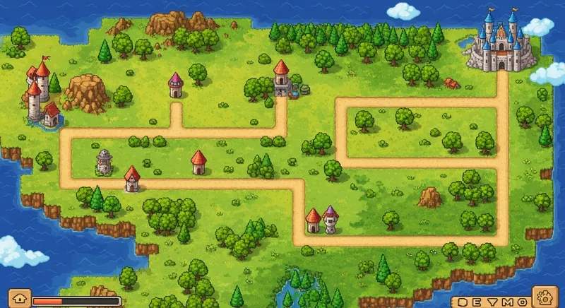 Explore Our Retro Pixel Art Adventure Map Explore Our Retro Pixel Art Adventure Map